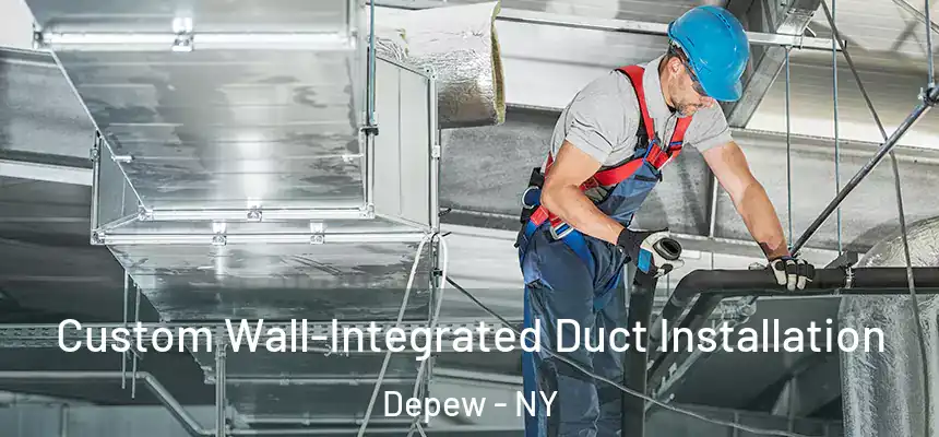  Custom Wall-Integrated Duct Installation Depew - NY